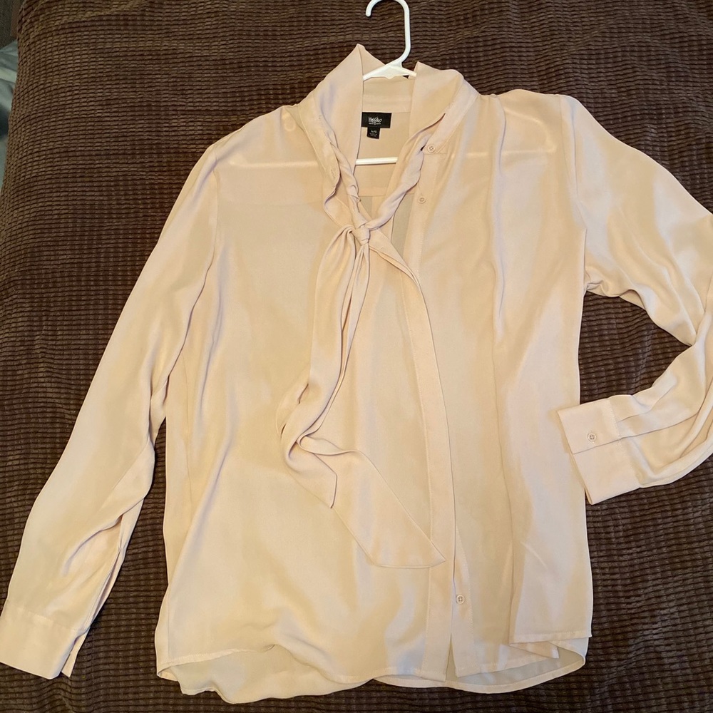 XL Pale pink long sleeve dress shirt
